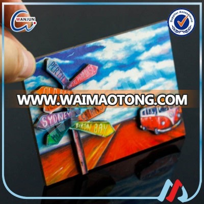 Audit Wal-Mart resin 3d tourist souvenir fridge magnet,custom 3d design sticker printing souvenir wooden fridge magnet