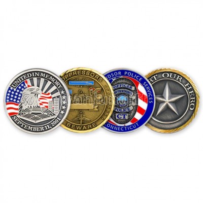 Oem service professional  3d Zinc alloy Brass Iron Copper custom challenge coin