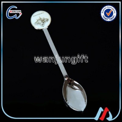 Customized enamel heart shaped spoon